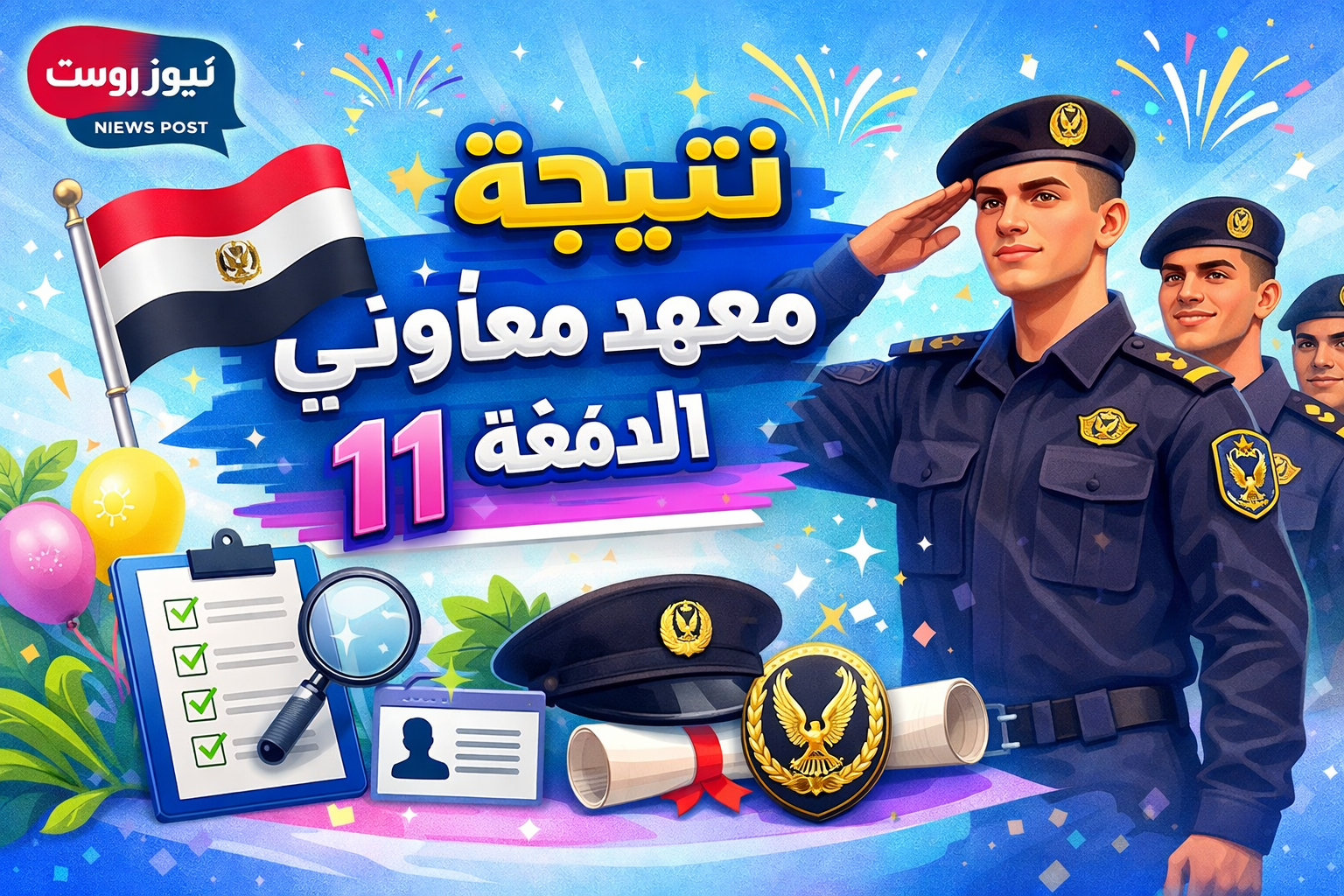 ظهرت الآن نتيجة معهد معاوني الأمن الدفعة 11 رسميًا.. رابط الاستعلام وخطوات معرفة النتيجة