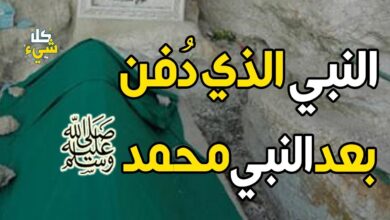 من هو النبي الذي دفن بعد سيدنا محمد