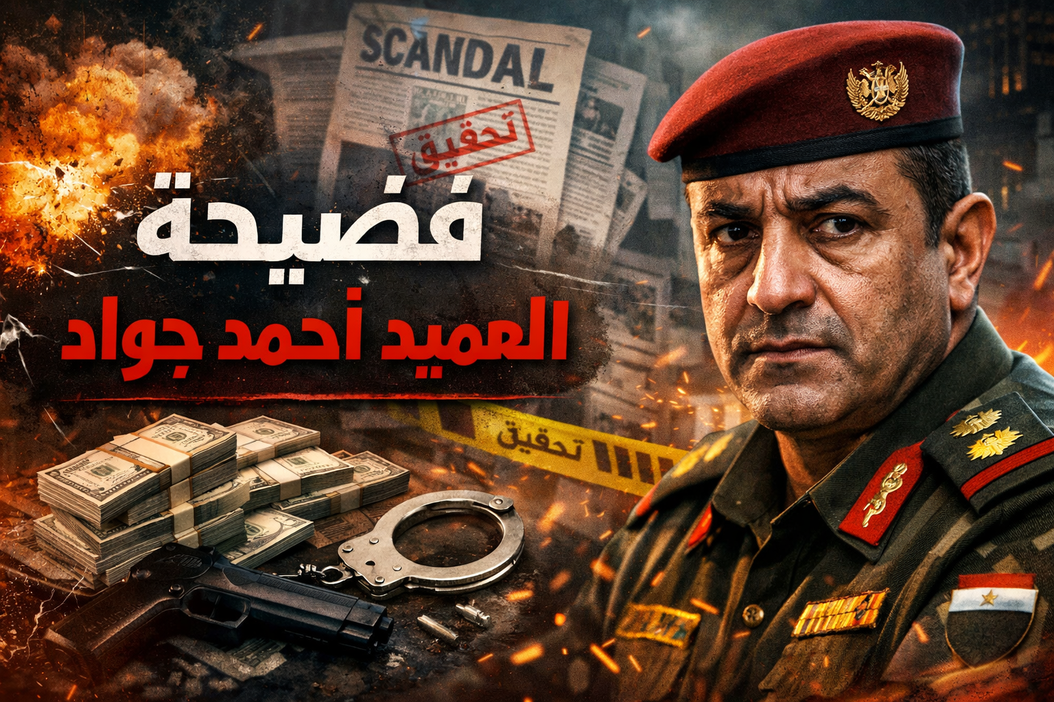 فضيحة العميد احمد جواد مقاطع خاصة مسربة ورسائل واتساب والتحقيقات مستمرة