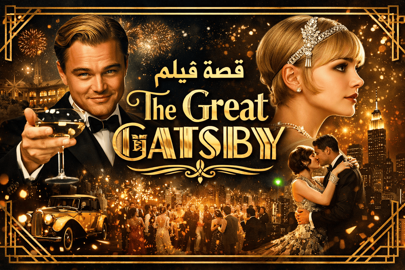 اكتشف قصة فيلم The Great Gatsby الرومانسية الفخامة والأسرار وراء الحفلات الأسطورية