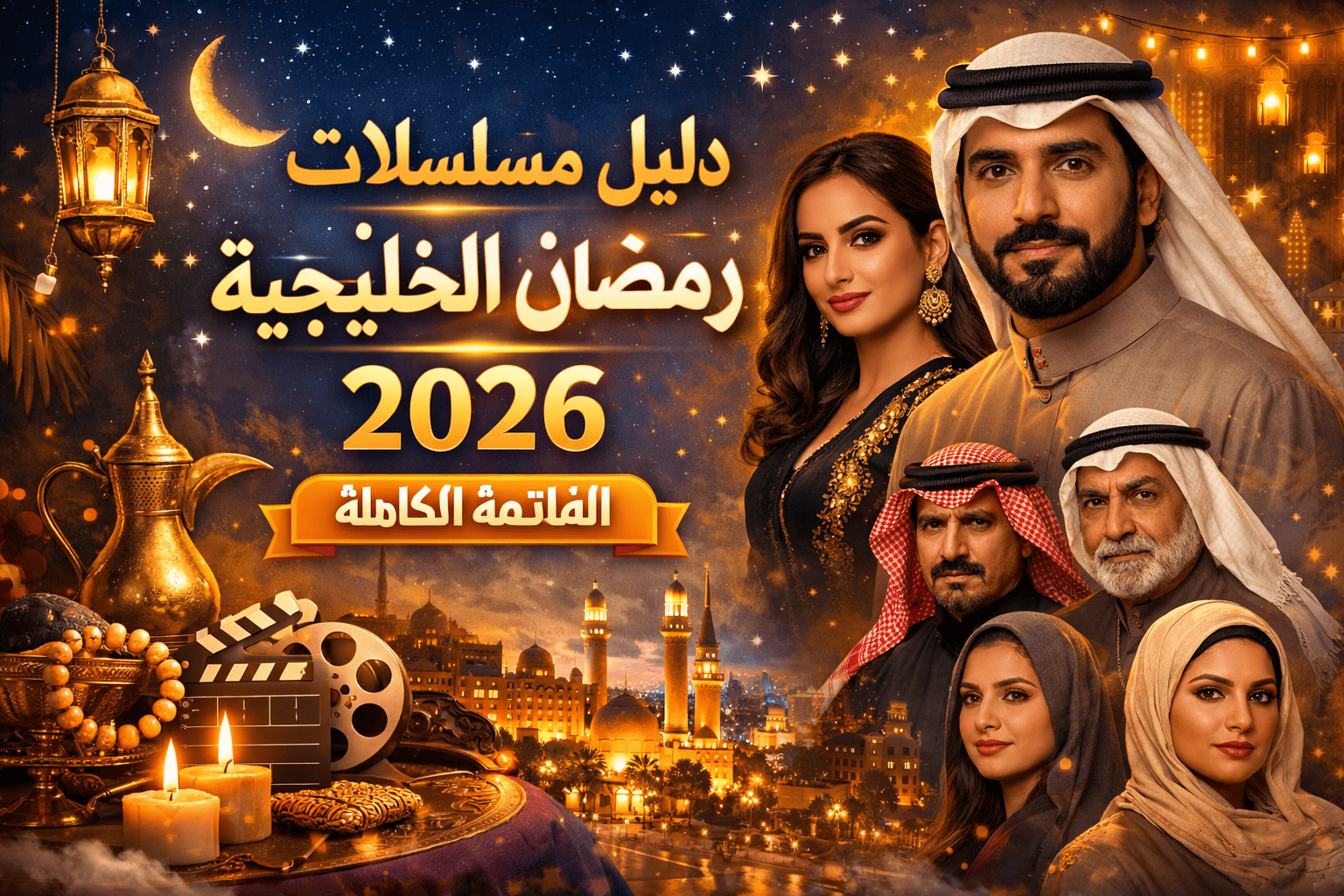 دليل مسلسلات رمضان الخليجية 2026 القائمة الكاملة