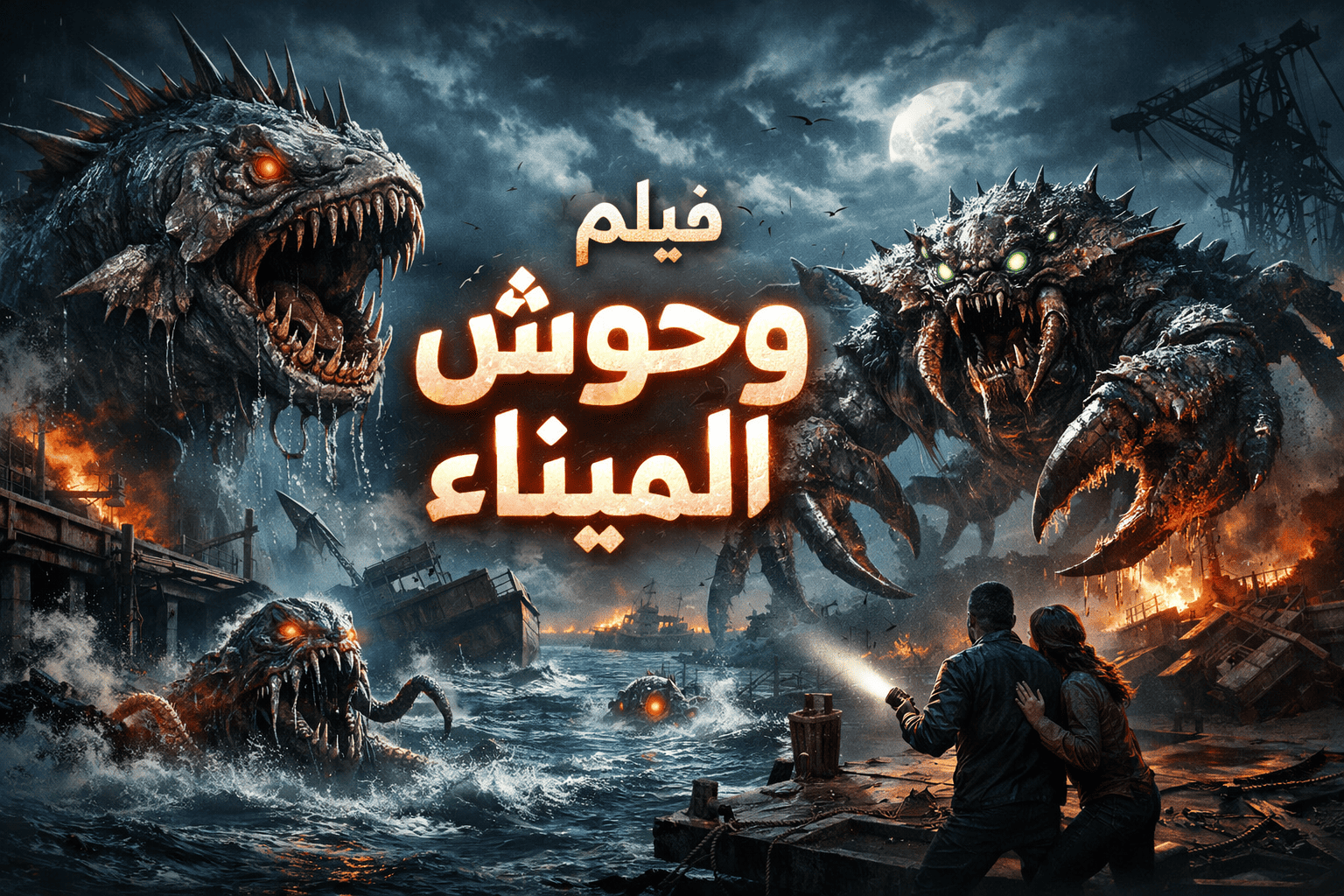 فيلم وحوش الميناء مغامرة بحرية مشوقة تكشف أسرارًا مرعبة من أعماق المرفأ