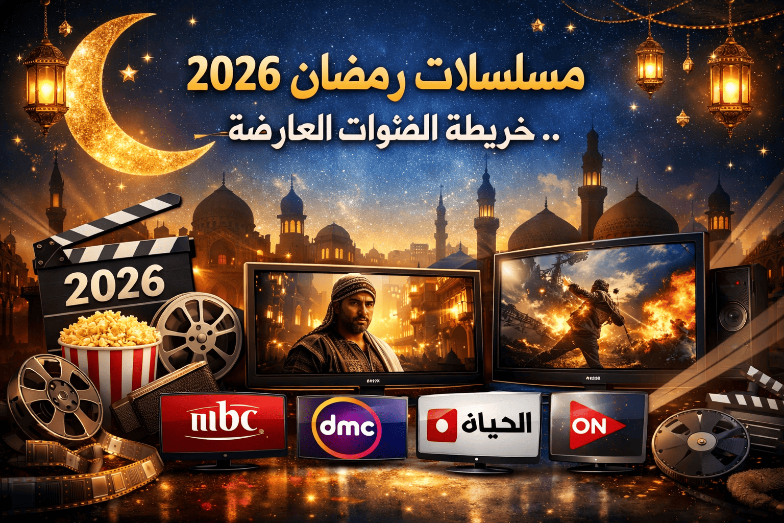 مسلسلات رمضان 2026 .. خريطة القنوات العارضة