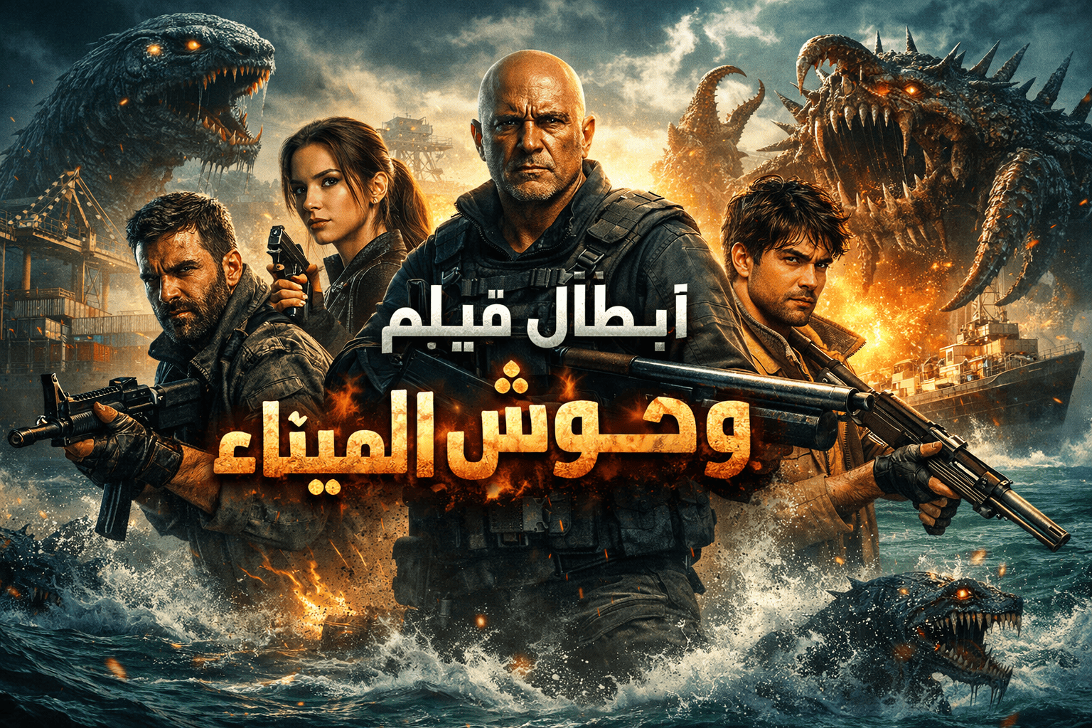 من هم ابطال فيلم وحوش الميناء ؟ وجوه صنعت أسطورة الرعب