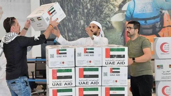 رابط التسجيل للمساعدات الإماراتية ضمن حملة “تراحم من أجل غزة” عبر الهلال الأحمر الإماراتي