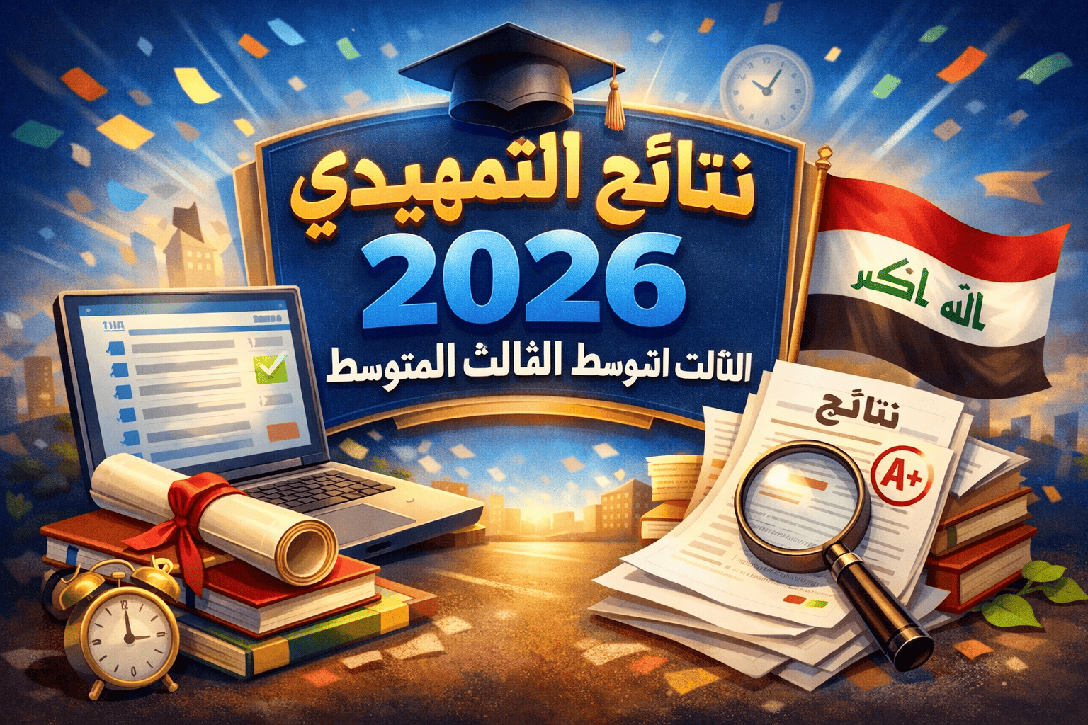 نتائج التمهيدي 2026 الثالث المتوسط حسب الاسم