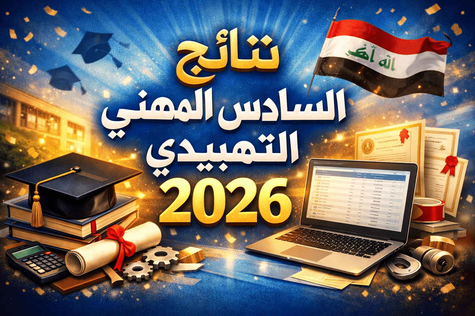 نتائج السادس المهني التمهيدي 2026 – اعرف درجاتك الآن فور إعلانها رسميًا