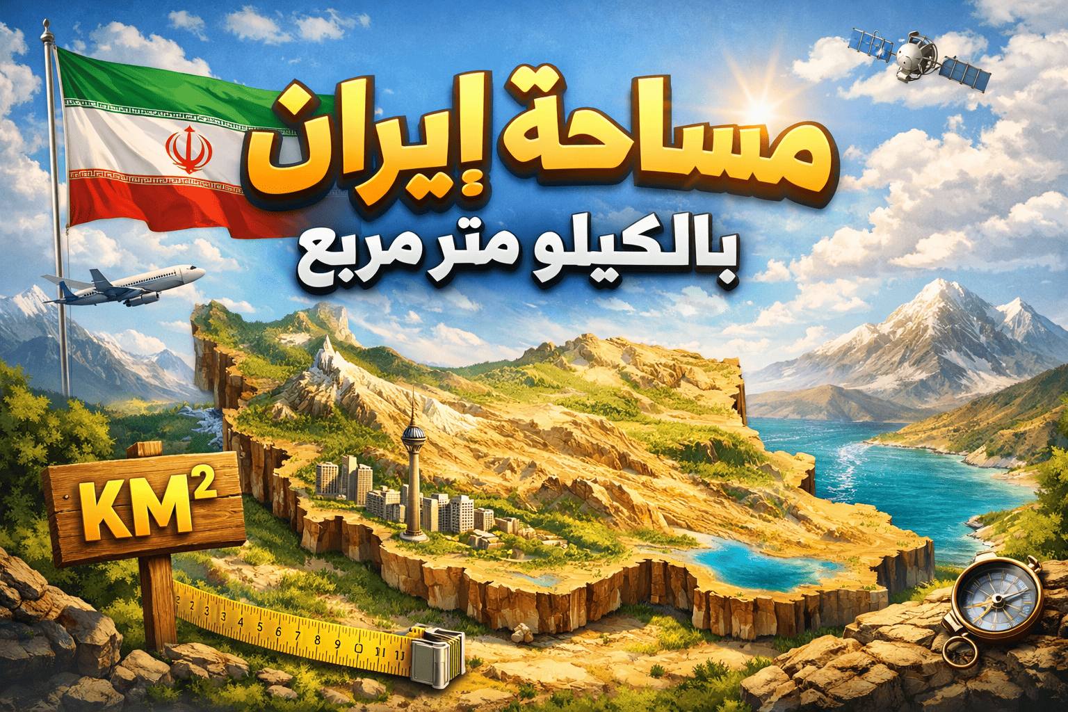 إيران بين الأرقام.. اكتشف مساحة إيران بالكيلو متر مربع وما تمثله جغرافيًا