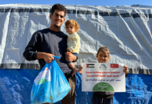 استمرار جهود مطبخ غزة الخيري في توزيع الطرود الغذائية على العائلات المنكوبة