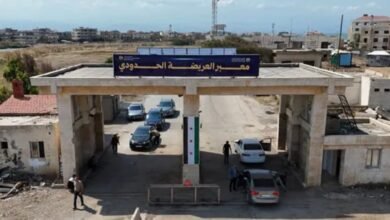 معبر العريضة بين سوريا ولبنان
