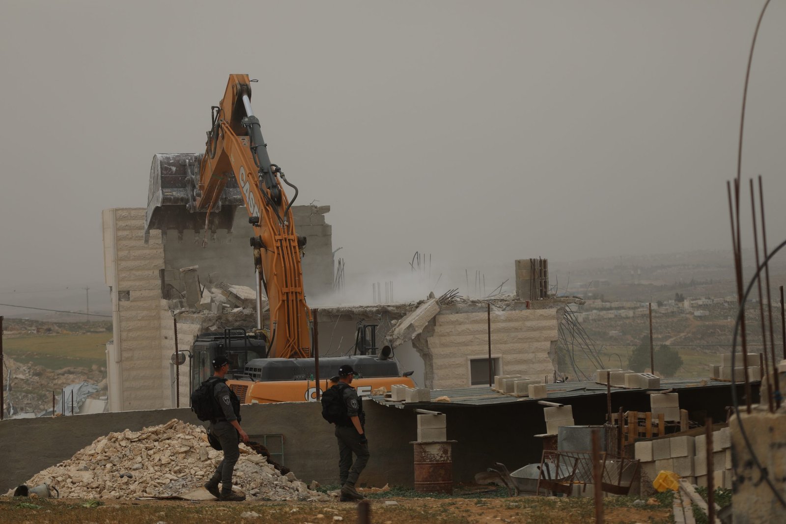 هدم المساكن الفلسطينية في الضفة الغربية